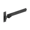 Pair 600mm Premium Black Adjustable Band & Hook On Plates