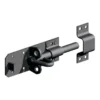 Box 5 Premium 200mm Black Brenton Padbolt With Elongated Keep