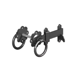 Box 5 Premium 125mm Black Ring Gate Latch