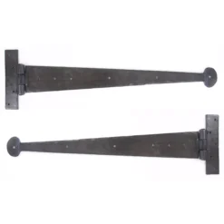 Pair From The Anvil Beeswax 22" (560mm) Penny End T Hinge | 33011