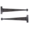 Pair From The Anvil External Beeswax 22" (560mm) Penny End T Hinge | 91469