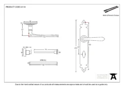 Set From The Anvil Pewter Cromwell Sprung Lever Bathroom Furniture | 33732 -Home Door & Window Hardware Store 33118 1 2.jpg.mst