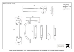 From The Anvil 196mm Black Cast Thumblatch Set With Chain | 33321 -Home Door & Window Hardware Store 33321.jpg.mst