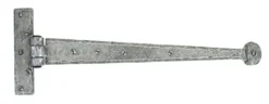 Pair From The Anvil Pewter 15" (381mm) Penny End T Hinge | 33653