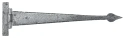 Pair From The Anvil Pewter 18" (457mm) Arrow Head T Hinge | 33654