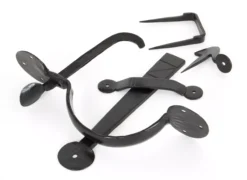 From The Anvil Black 210mm Medium Bean XL Thumblatch | 33815