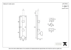From The Anvil Aged Bronze 4" (100mm) Universal Bolt | 83965 5 From The Anvil Aged Bronze 4" (100mm) Universal Bolt | 83965 -Home Door & Window Hardware Store 33872 1 1 1 1 1 1 1.jpg.mst