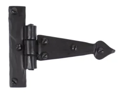 Pair From The Anvil Black 4" (108mm) Arrow Head T Hinge | 33971