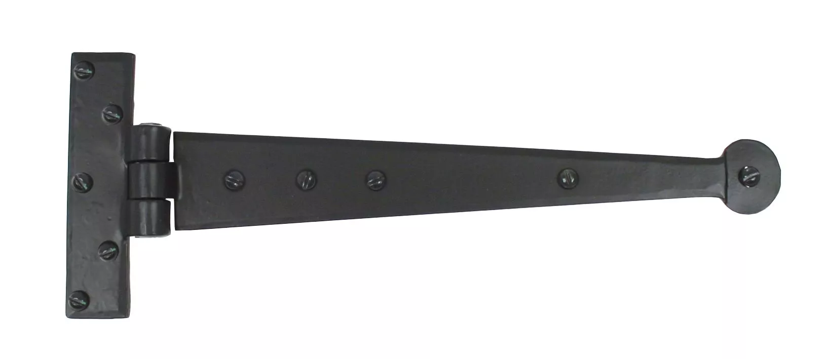 Pair From The Anvil Black 12" (305mm) Penny End T Hinge | 33989 1 Pair From The Anvil Black 12" (305mm) Penny End T Hinge | 33989