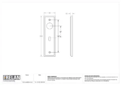 Set Burlington Antique Brass Kensington Lever On Key Lock Plate | BUR25-451AB -Home Door & Window Hardware Store 451 7 1 1 1 1.png.mst