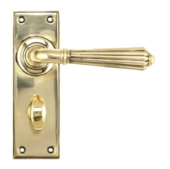 Set From The Anvil Aged Brass Hinton Lever Bathroom Furniture | 45312