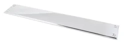 From The Anvil 425 X 65mm Polished Chrome Art Deco Finger Plate | 45385