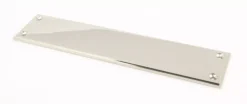 From The Anvil 300 X 65mm Polished Nickel Art Deco Finger Plate | 45391