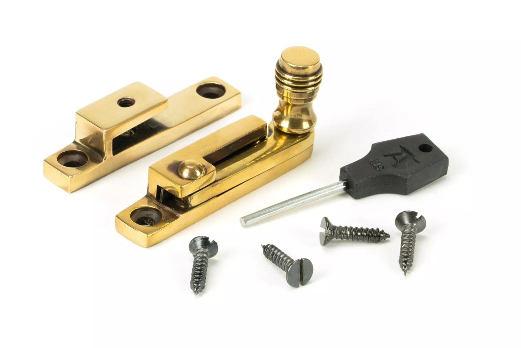 From The Anvil Aged Brass Prestbury Quadrant Fastener - Narrow | 45479 2 From The Anvil Aged Brass Prestbury Quadrant Fastener - Narrow | 45479 - Image 2