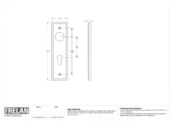 Set Burlington Dark Bronze Kensington Lever On Euro Lock Plate C/c 72mm | BUR25-455DB -Home Door & Window Hardware Store 455 1 1 2 2 1 1 1.png.mst