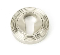 From The Anvil Polished Nickel Beehive Rose Euro Escutcheon | 45717 -Home Door & Window Hardware Store 45717 a.png.mst