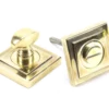From The Anvil Aged Brass Bathroom Thumbturn & Snib Release (Square) | 45734