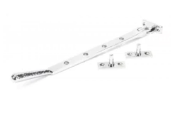 Anvil (10"") Polished Chrome Hammered Newbury Casement Window Stay | 46148