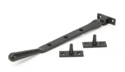 Anvil (8"") Aged Bronze Hammered Newbury Casement Window Stay | 46153