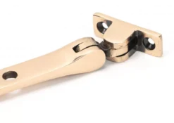 Anvil (8"") Polished Bronze Hammered Newbury Casement Window Stay | 46156 -Home Door & Window Hardware Store 46158d 2.png.mst