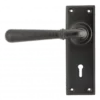 Set From The Anvil Aged Bronze Hammered Newbury Lever Lock | 46221