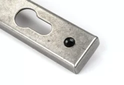 Set Pewter Hammered Newbury Slimline Espag. Lock Set | 46389 -Home Door & Window Hardware Store 46389 7 l.jpg.mst