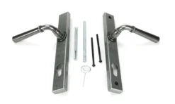 Set Pewter Newbury Slimline Lever Espag. Lock Set | 46414 -Home Door & Window Hardware Store 46414 7 l.jpg.mst