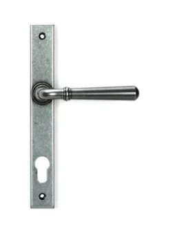 Set Pewter Newbury Slimline Lever Espag. Lock Set | 46414