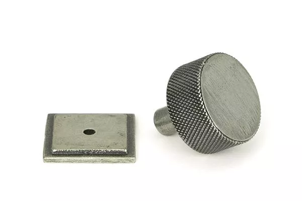 Anvil Pewter Brompton 32mm Cabinet Knob (Square) | 46885 2 Anvil Pewter Brompton 32mm Cabinet Knob (Square) | 46885 - Image 2