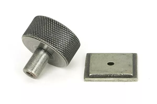 Anvil Pewter Brompton 32mm Cabinet Knob (Square) | 46885 3 Anvil Pewter Brompton 32mm Cabinet Knob (Square) | 46885 - Image 3