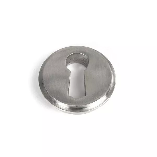 Satin SS (316) Round Standard Keyhole Escutcheon (Art Deco) | 49865 4 Satin SS (316) Round Standard Keyhole Escutcheon (Art Deco) | 49865 - Image 4