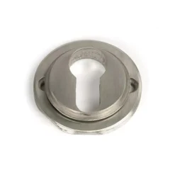 Satin SS (316) Round Euro Escutcheon (Art Deco) | 49873 -Home Door & Window Hardware Store 49873 5 s.jpg.mst