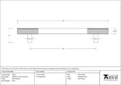 Satin Chrome 220mm Judd Medium Pull Handle | 50422 -Home Door & Window Hardware Store 50422 drawing.jpg.mst