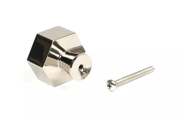 Anvil Polished Nickel Kahlo 38mm Cabinet Knob| 50517 5 Anvil Polished Nickel Kahlo 38mm Cabinet Knob| 50517 - Image 5