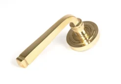 Set Polished Brass Avon Lever On Art Deco Rose | 50598 - 50599 7 Set Polished Brass Avon Lever On Art Deco Rose | 50598 - 50599 -Home Door & Window Hardware Store 50598 main s.jpg.mst