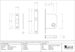 Anvil Polished Nickel 50mm Sliding Door Lock | 50663 -Home Door & Window Hardware Store 50663 drawing.jpg.mst