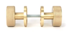 Satin Brass Brompton Mortice/Rim Knob Set (Beehive) | 50910 -Home Door & Window Hardware Store 50910 2 l.jpg.mst