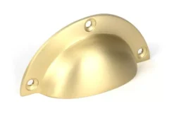 Satin Brass 4" Plain Drawer Pull | 50950 -Home Door & Window Hardware Store 50950 main s.jpg.mst