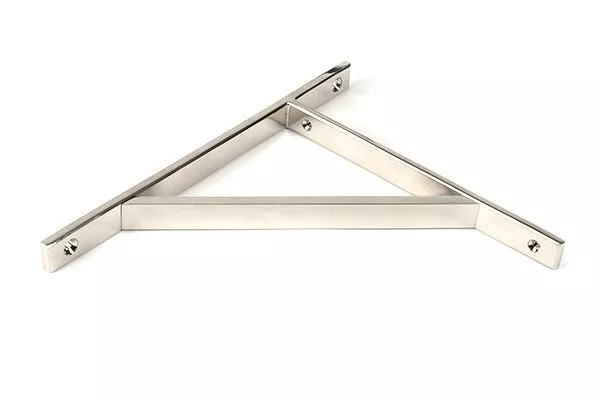Polished Nickel Chalfont Shelf Bracket (260mm X 200mm) 1 Polished Nickel Chalfont Shelf Bracket (260mm X 200mm)