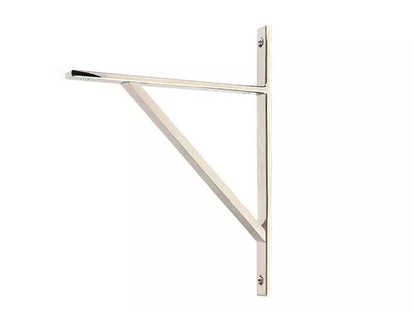 Polished Nickel Chalfont Shelf Bracket (260mm X 200mm) 3 Polished Nickel Chalfont Shelf Bracket (260mm X 200mm) - Image 3