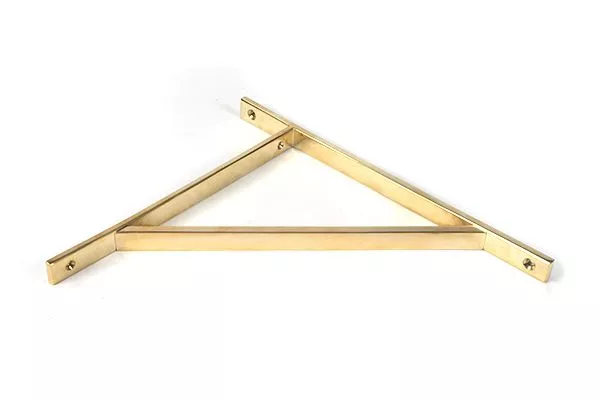 Polished Brass Chalfont Shelf Bracket (314mm X 250mm) | 51155 1 Polished Brass Chalfont Shelf Bracket (314mm X 250mm) | 51155