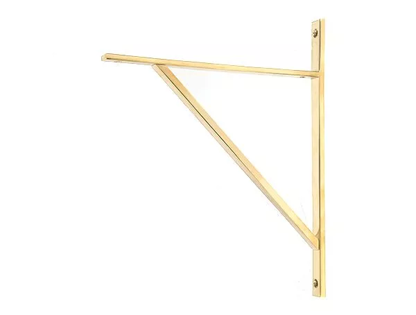 Polished Brass Chalfont Shelf Bracket (314mm X 250mm) | 51155 3 Polished Brass Chalfont Shelf Bracket (314mm X 250mm) | 51155 - Image 3