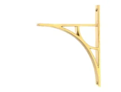 Polished Brass Tyne Shelf Bracket (260mm X 200mm) -Home Door & Window Hardware Store 51165 main s.jpg.mst