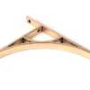Polished Bronze Tyne Shelf Bracket (260mm X 200mm)