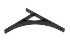 Matt Black Tyne Shelf Bracket (260mm X 200mm)