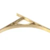 Satin Brass Tyne Shelf Bracket (314mm X 250mm)