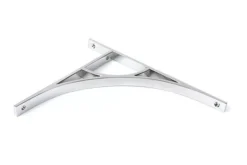 Polished Chrome Tyne Shelf Bracket (314mm X 250mm)