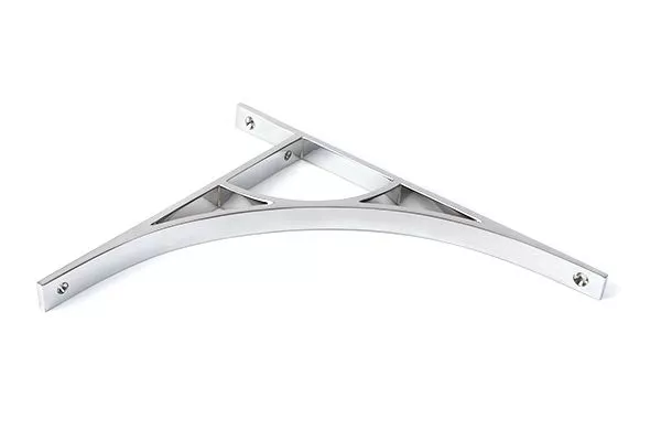 Polished Chrome Tyne Shelf Bracket (314mm X 250mm) 1 Polished Chrome Tyne Shelf Bracket (314mm X 250mm)