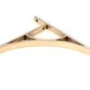 Polished Bronze Tyne Shelf Bracket (314mm X 250mm)