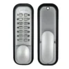 ED20 Satin Chrome Easy Code Change Push Button Digital Lock |70253